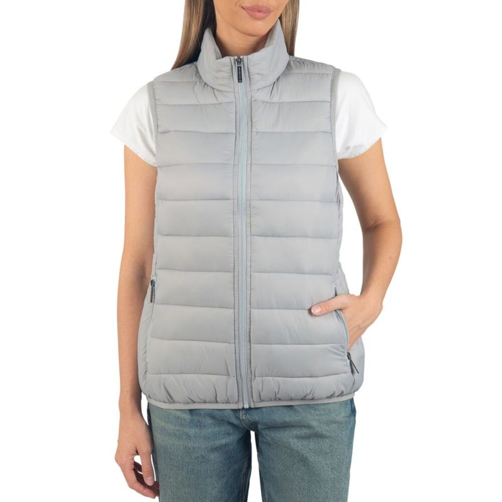 Alpine Swiss Jodie Womens Puffer Vest Warm Light Down Alternative Insulated Vest